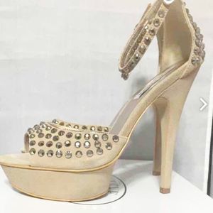 Steve Madden suede embellished pumps